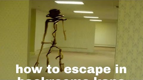 how to escape backrooms kane pixels [Roblox]