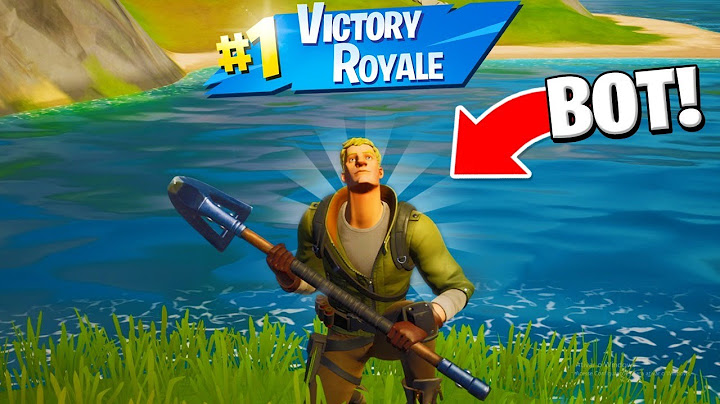 DEI A VITÓRIA PRA UM BOT NO FORTNITE!