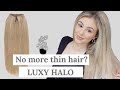 Luxy Halo Hair Extensions- Review and Demo!