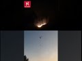 कसौली के मनोन जंगल में लगी आग:सेना-वायुसेना की टीमों ने संभाला मोर्चा; हेलीकॉप्टर से चार बार की एयर