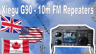 Xiegu G90 - 10m FM Repeaters & CQ Worldwide contest