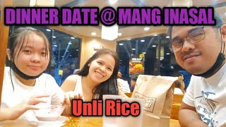 Dinner At Mang Inasal Unli Rice Sweet Izza