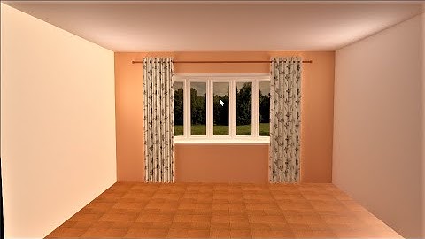 How to make Curtains in SketchUp