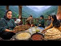 Rainy Day in Northern Iran |Cooking Persian Kotlet ,Tandoori Bread &amp; Peaceful Farm Life  🌧️🔥🍞