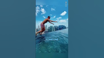 What happens if you fall from an infinity pool?