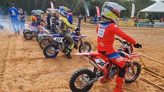 Criançada que acelera forte as motinha de Motocross 2022, Paranaense de Motocross 2022 - 65cc (4k)