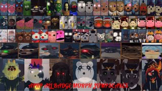 APRP THE RETURN: ALL BADGE MORPH JUMPSCARES (UPDATED) - ( Game made by @TenuousFlea )