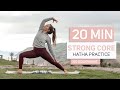 20 minute strong core yoga practice  hatha yoga