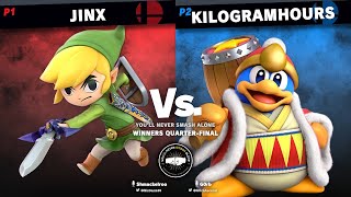Youll Never Smash Alone - Winners Quarterfinals - Jinx Vs. Kilogramhours - Ssbu