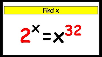 🔴Math Olympiad | Solving Exponential Problem | Find the Value of X