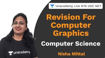 Revision of Computer Graphics | Computer Science | Unacademy Live NTA UGC NET | Nisha Mittal