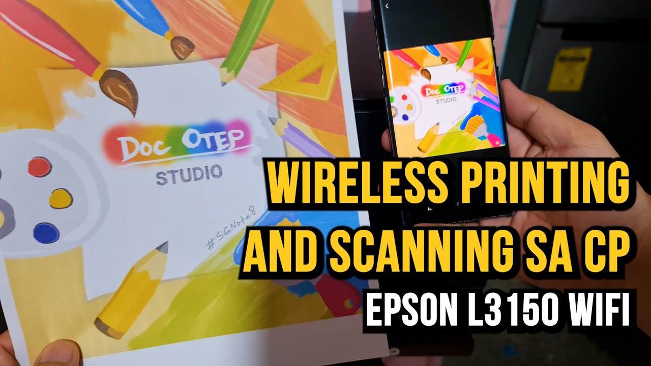 Paano magWireless Printing and Scanning gamit ang CP Epson L3150