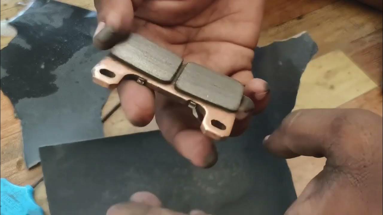 Copper grease on brake pads increase calibre life and no more sound