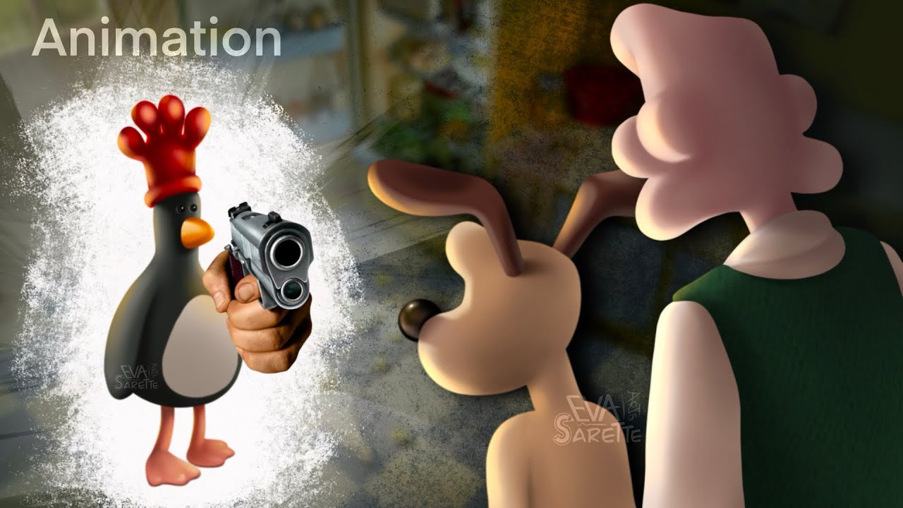 Feathers McGraw breakdancing | Sims cat breakdancing meme | Wallace and Gromit