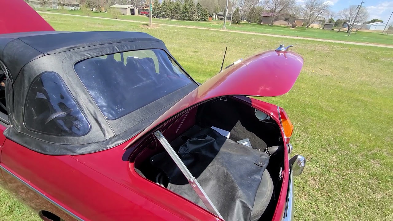 1974 MGB Convertible.  May 17 online Auction Wolsey SD. Richard Mcgillvrey www.benmeyerauctions.com