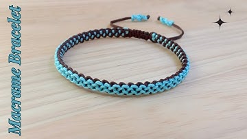 EASY DIY STEP BY STEP MACRAME BRACELET / MACRAME BRACELET TUTORIAL
