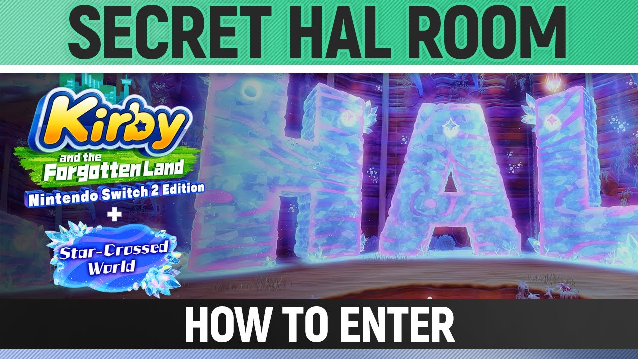 Kirby: Star-Crossed World - Secret HAL Room Location - How to