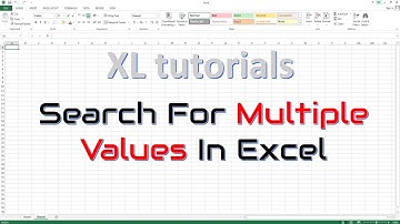 Search For Multiple Values In Excel