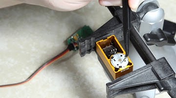 Modify RC Servos for Continuous Rotation and External H-Bridge Control