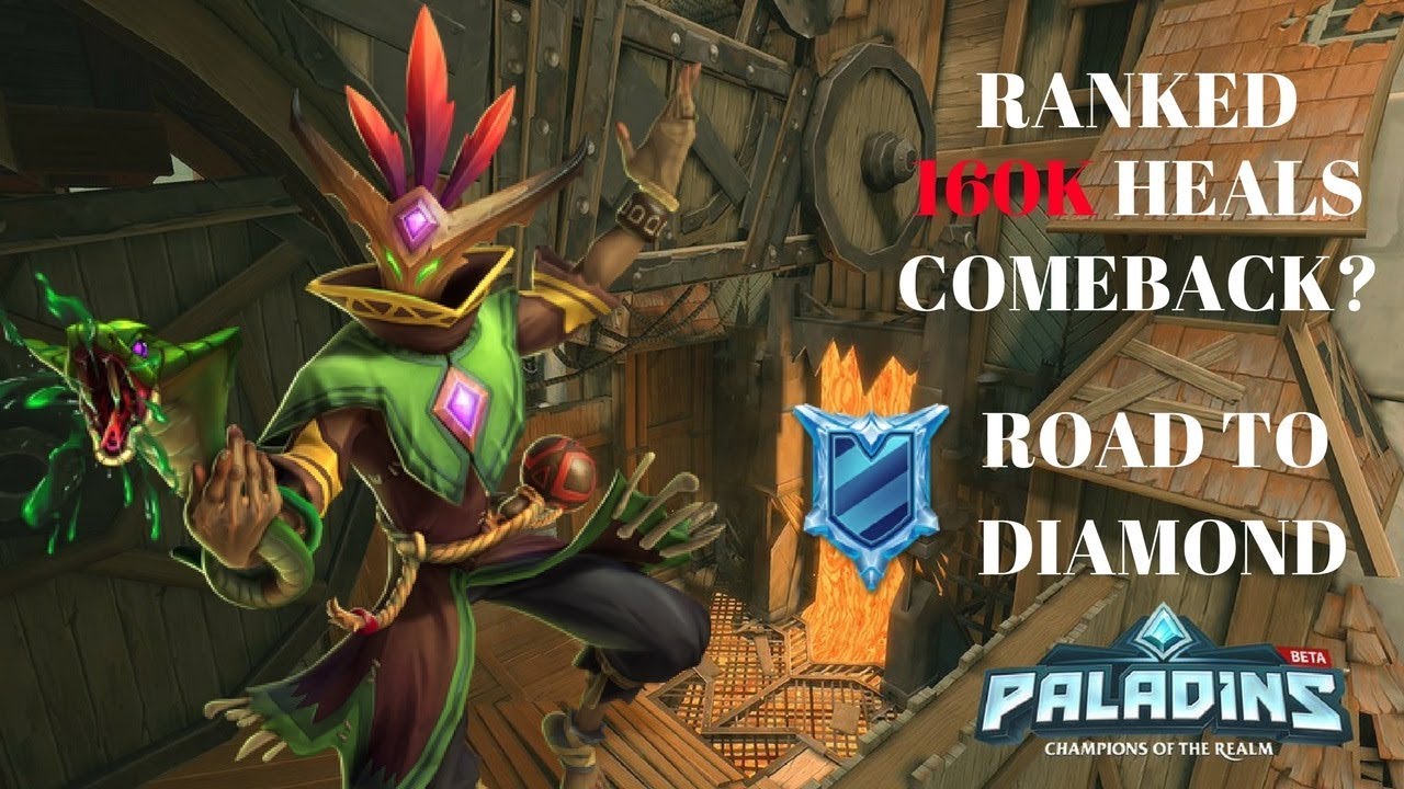 Ranked Mal'damba - 160k Heals - Comeback? - Paladins OB69 - Road To Diamond