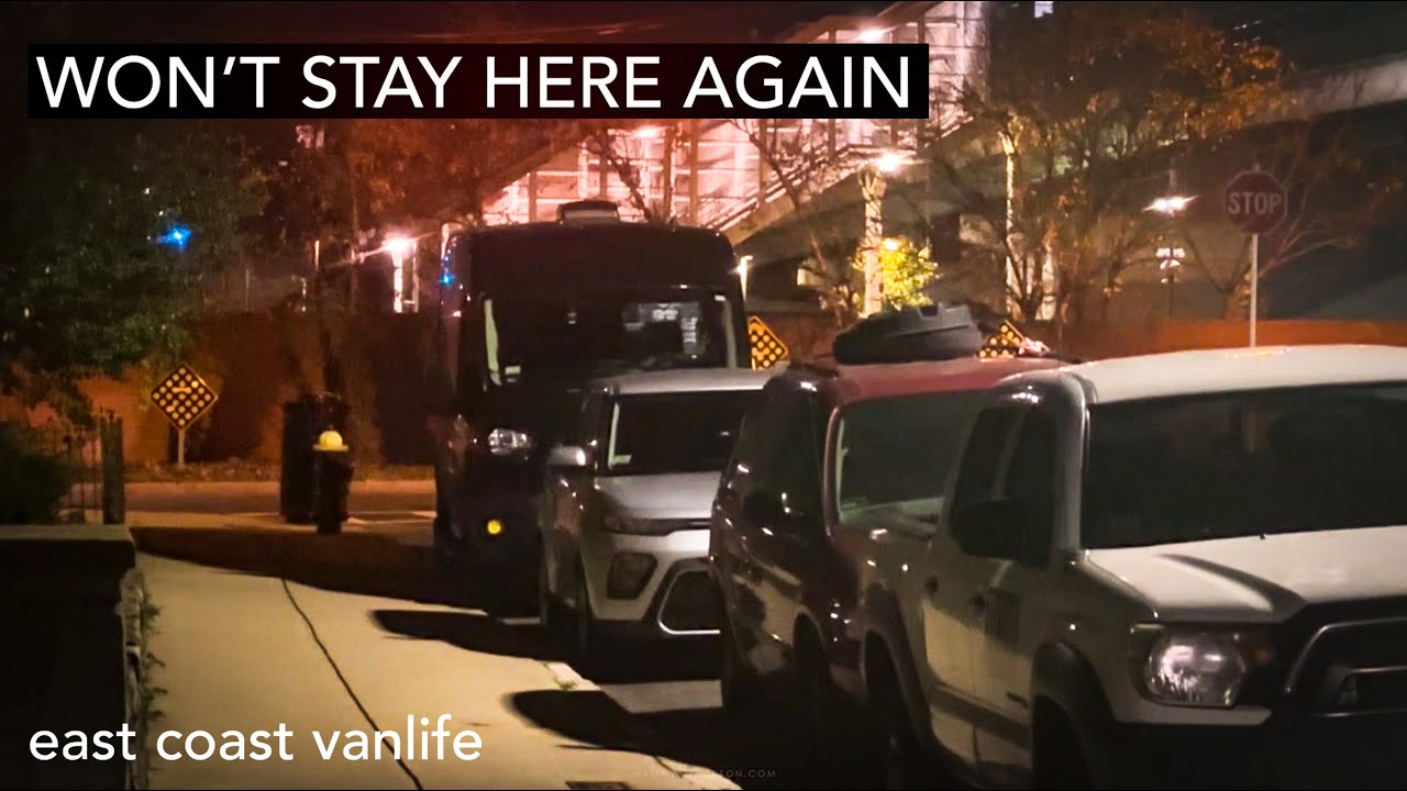 Stealth Van Camping in an Industrial Zone