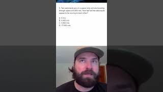 Physics question: relative motion #physics #STEM #tutor