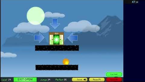 Flash Game Speedrun | Sticky Ninja Academy Level 29 Any% in 47.240