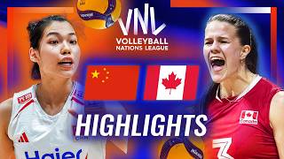 China π¨π³ vs. Canada π¨π¦ - Highlights | Week 3 | Women's VNL 2026 China π¨π³ vs. Canada π¨π¦ - Highlights | Week 3 | Women's VNL 2026