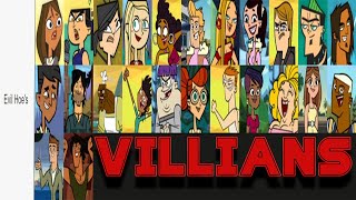 RATING ALL TOTAL DRAMA 'VILLIANS'  - Tier List