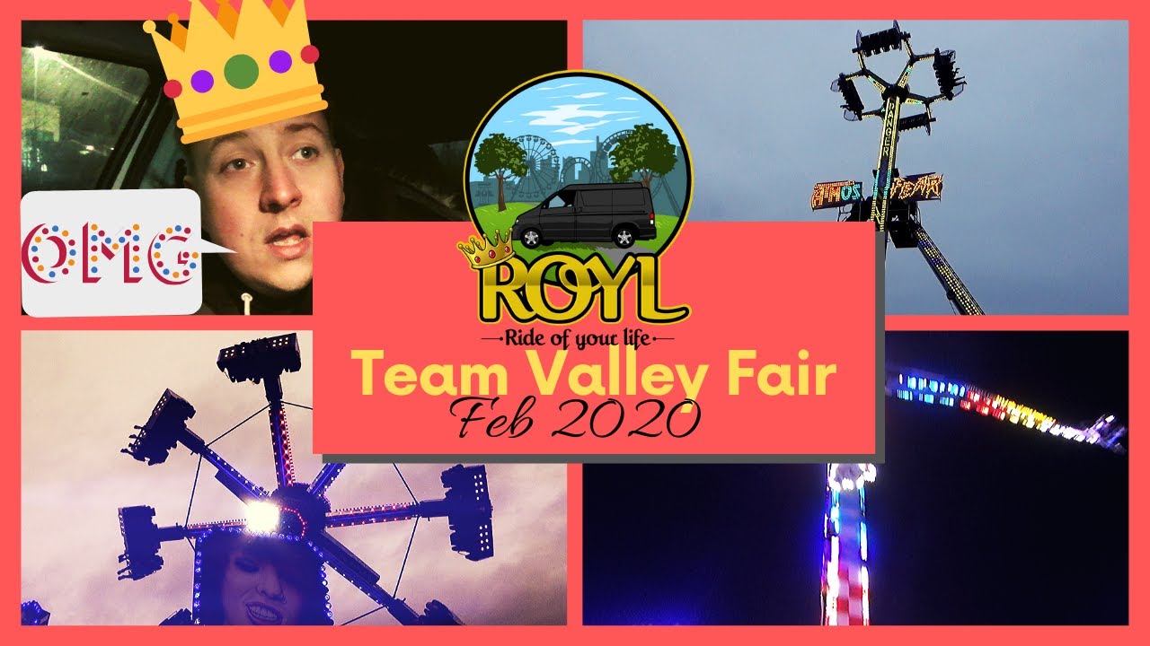 👑Crazy Rides at Team Valley Valentines Fair! FEB 2020🎡