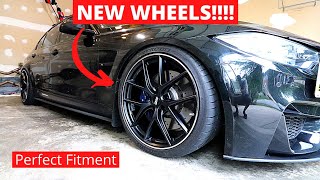 Sapphire Black F80 M3 get New Wheels
