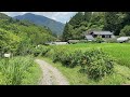 Summer in Japan 4K Walk Japan, Beautiful Japanese Countryside Walking Tour 2024