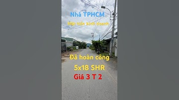 Nhà TPHCM mặt tiền đường Đinh Đức Thiện T14 gần chợ Bình Chánh 1km QL1A về Nguyễn văn Linh Q6/8 20p