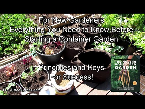 Video: Prodotti per il giardinaggio in container - Forniture di base per il giardinaggio in container
