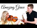 Most Beautiful Instrumental Amazing Grace you’ve EVER Heard! (husband and wife duo)