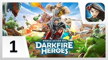 DARKFIRE HEROES Gameplay Walkthrough Part 1 - Tutorial (iOS, Android)