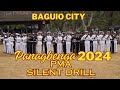 Panagbenga 2024 pma siklablaya class of 2025 silent drill exhibitionmarch 3 2024 baguio city