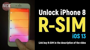 Unlock iPhone 8 using R-SIM / iOS 13 / R-SIM Guide