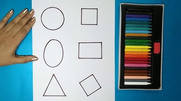 Basic Shapes : Circle, Rectangle, Oval, square, Triangle and Diamond.