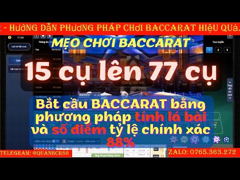 Cách soi cầu Baccarat 