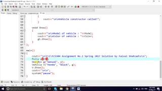 CS304 Assignment No  2 Spring 2017 Solution by Faisal Shahzad