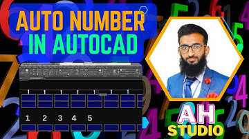 How to add Auto Numbering in Autocad 2 way ,Auto lisp,Tcount