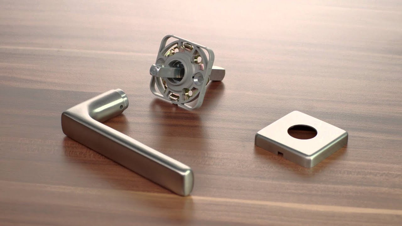 Mezze guarniture HOPPE con modulo di montaggio per rosette