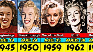 Marilyn Monroe Transformation From 0 to 32 Year Old (Updated)