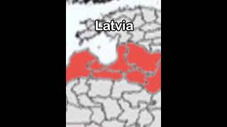 Making countries empires (part4) Latvia #shorts
