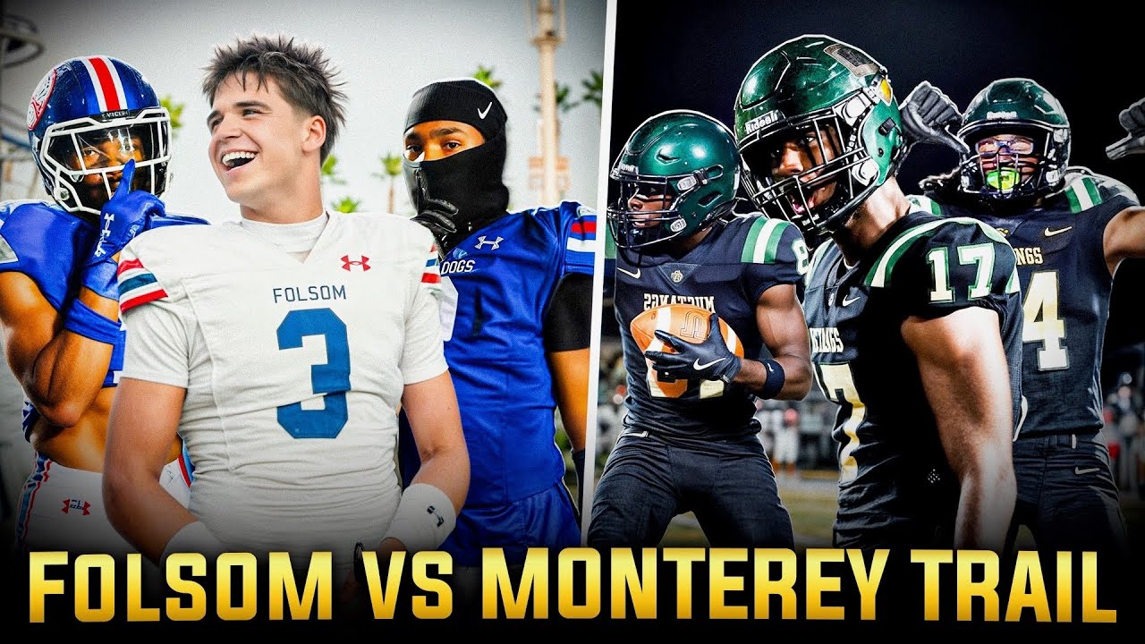 Ryder Lyons GOES CRAZY! 5 Touchdowns in the Semi-Final | Folsom vs Monterey Trail