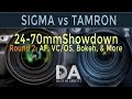 Tamron G2 vs Sigma ART: 24-70mm Shootout #2: AF, VC, Bokeh+ | 4K