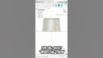 Fusion 360: SVG importeren en vervolgens reliëf op een gezicht aanbrengen #3dprinting #fusion360tutorial #fusion360
