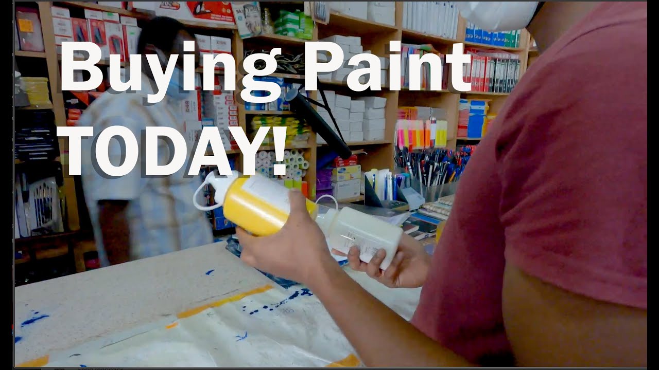 Buying Cheap but Good Paint for Art in Zambia YouTube