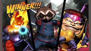 Requested ULTIMATE MARVEL VS. CAPCOM 3 Rocket Raccoon/Dormammu/M.O.D.O.K. Arcade Gameplay